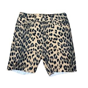 Ksubi Harlem Cut Off Short Leopard